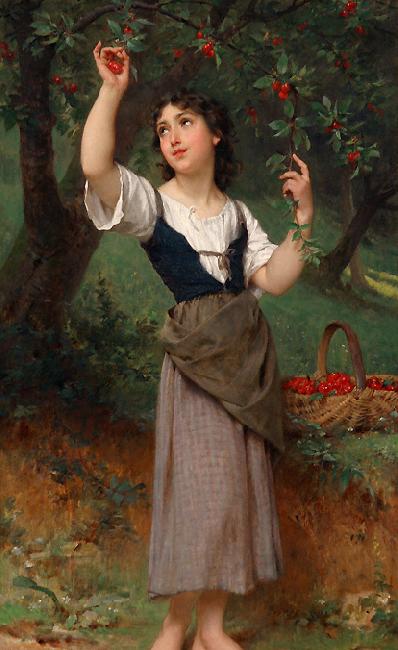 Emile Munier The Cherry Tree China oil painting art